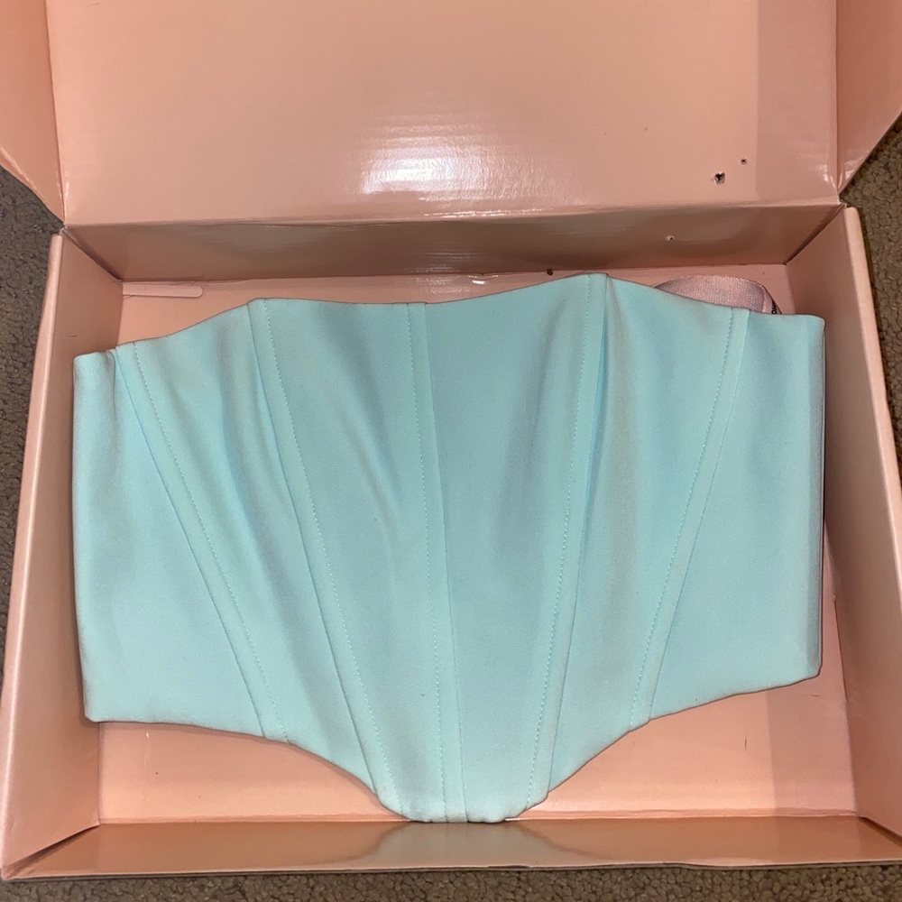 Tiffany blue top